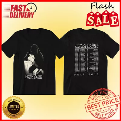 2 Sided 2012 Tour Crystal Castles Album Cover T-shirt S-5XL PA8394 • $22.99