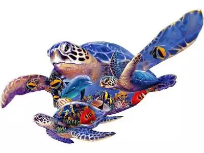 Sunsout Swimming Lesson Shaped Jigsaw Puzzle • $50.63