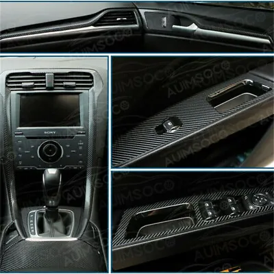 7D Carbon Fiber Vinyl Part Accessories Auto Interior Wrap Film Car Stickers Trim • $16.99