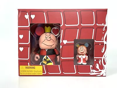 NEW Disney Vinylmation 3 /1.5  QUEEN OF HEARTS & KING Alice In Wonderland Set • $34.95