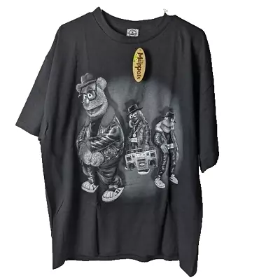 Muppets Black T-shirt Size XXL • $9.89