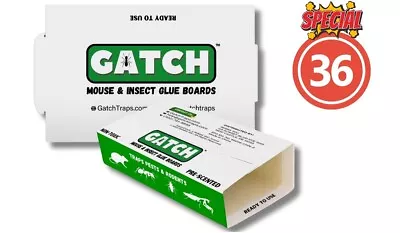 36pcs - Mouse Glue Boards Mouse Traps Trapper Mice Traps Insect Spider Traps • $24.86