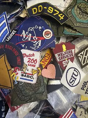 Vintage Patch Lot 25 Patches NasaPromopoliceSportsMilitarycartoon Rare • $20.80