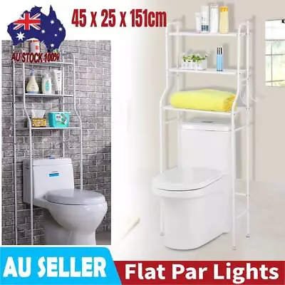 3 Tiers Toilet Shelf Bathroom Rack Over Laundry Washing Machine Storage Shelves • $24.68