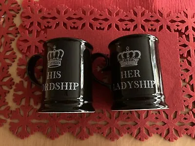 David Mason Design . His & Her Lord & Lady Ship   Mugs X 2 • £8