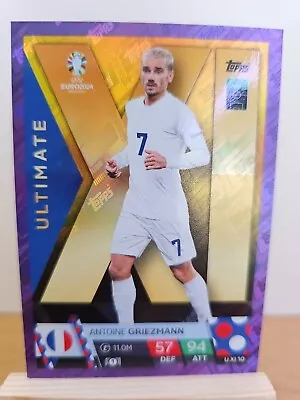 ULTIMATE Purple Sapphire GRIEZMANN Match Attax UFEA EURO 2024 Germany Euros 24 • £2.99