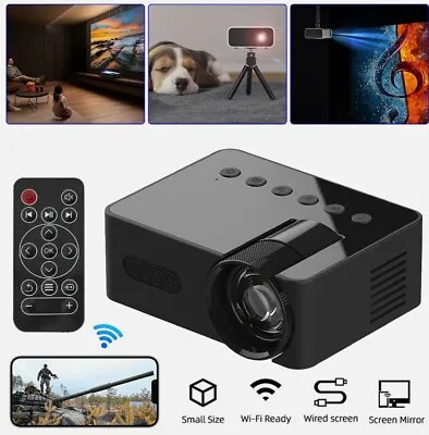 Mini Portable Projector 1080P LED Pico Video Projector For Home Theater Movie US • $31.90