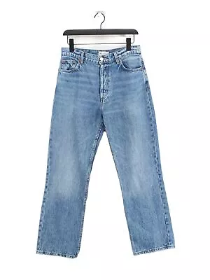 Zara Women's Jeans UK 12 Blue 100% Cotton Straight • £14