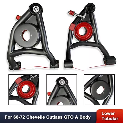 For Chevelle Monte Carlo GTO A Body 68-72 Heavy Duty Tubular Lower Control Arms • $139.68