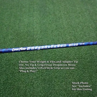 $109.95 • Buy Project X Evenflow Riptide CB Driver/Fairway Shafts W/Installed Tip&Grip - NEW