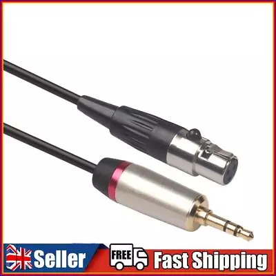 Mini XLR 3pin Female To 3.5mm Jack TRS Stereo Male Audio Cable Balanced Cord • £6.69