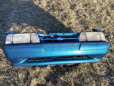 1993 Ford Mustang LX Front Bumper Cover Complete Facia Header Panel OEM... • $475