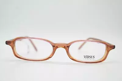 Vintage Glasses VERSUS VERSACE 8010 Braun Purple Oval Frames Eyeglasses • $112.88