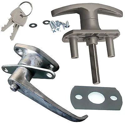 £27.75 • Buy HENDERSON T-Handle Garage Door INTERNAL & EXTERNAL Lock Set Repair Kit Spares