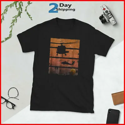 Sunset Dustof UH-60 Blackhawk Medevac Helicopter T-shirt • $17.99