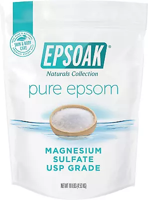 USP Epsom Salt - 10 Lb. Bulk Bag Magnesium Sulfate USP Unscented Made In The US • $35.93