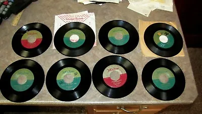 Lot Of 8 Square Dance Western Swing Honky-Tonk 45 RPM Records Chuckwagon • $4.99