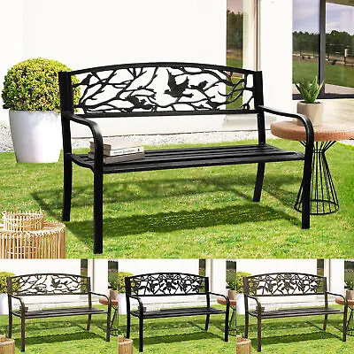 $125.90 • Buy Livsip Garden Bench Park Lounge Patio Chair Backyard 3 Seater Outdoor Furniture