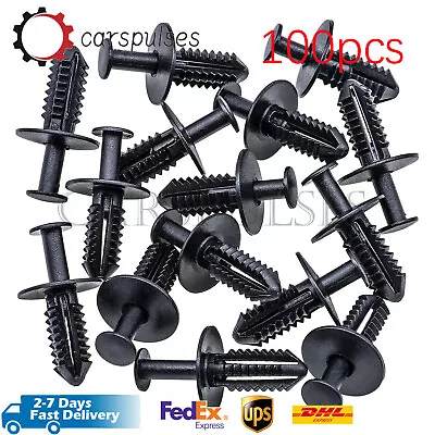 100 Pcs 1249900492 Fender Liner Rivet Push Type Clip Retainer For Mercedes Benz  • $2.99