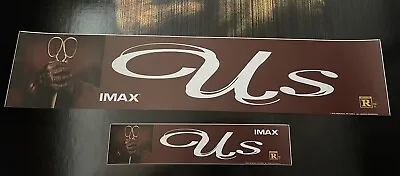 US 2019 IMAX  Jordan Peele Horror Movie Mylar Banner Poster Small Large Lot 5X25 • $50