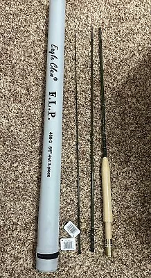 Eagle Claw FeatherLight Pro Fly Fishing Rod 466-3 6’6”  4wt 3 Piece W Travel Bag • $65