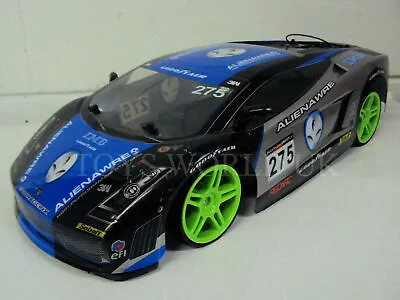 Large Fast Lambo Sports Drift 4wd Rc Remote Control Car 1/10 Rechargeable • £350.99
