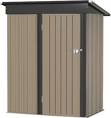 Metal Outdoor Storage Shed 5' X 3' Steel Utility Tool With Door & Lock • $119