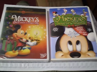 (2) Disney Mickey's Christmas DVD Lot: Mickey's Once (NEW) & Twice Upon A • $10.95