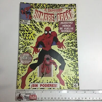 1991 Spanish Comics El Asombroso Hombre Arana #507 La Tarantula Novedades Mexico • $4.95