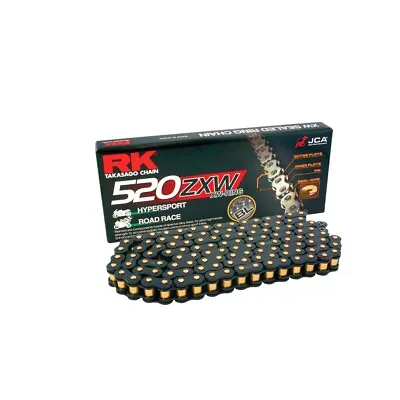 Rk Xw-ring Black 520zxw/112 Rivet Chain For Kawasaki 1000 Zx10r Ninja 2011-201 • £111.58