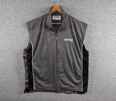 £37.50 • Buy ATLANTA Game Vintage Men's Grey Sports Sleeveless Jumper Gilet Bay Fly Vest - XL