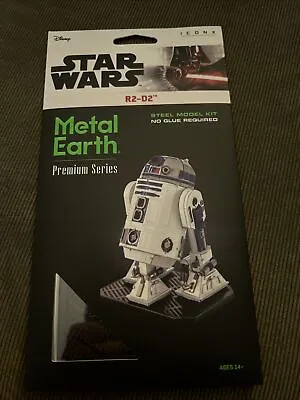 Fascinations Metal Earth Premium Series ICONX Star Wars R2-D2 3D Steel Model Kit • $8.50