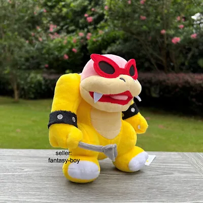 Cute Super Mario Standing Roy Koopa 6.7  Plush Bowser Stuffed Toy Cartoon Doll • $14.09