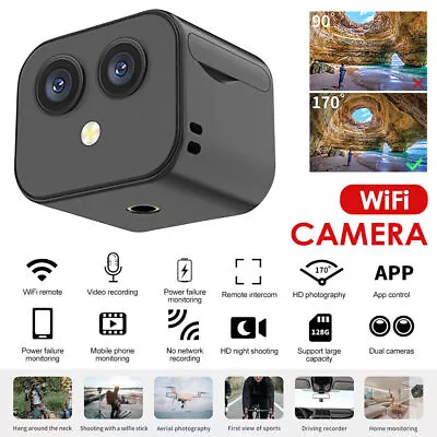 4K HD Mini WiFi Wireless IP Hidden Spy Camera Home Security Cam Network Monitor • $28.98