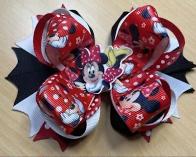 Minnie Mouse Inspired Hair Bow • $6.25