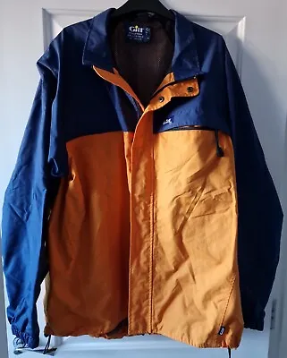 $60.04 • Buy Gill Men's Sailing Coat Size XL Orange Blue Zip Up Breathable Windbreaker