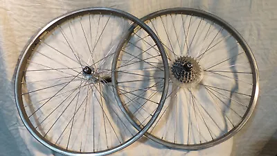 Vintage 26  RM-20 Hard Anodized Bike Rims Shimano Deore XT Hubs • $130