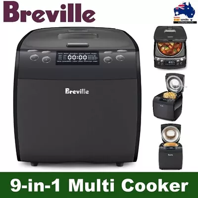 Breville 5L The Multi Cooker 9-in-1 Versatile Cooker Bread Maker Slow Cooker.. • $409.95