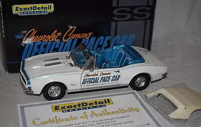 Exact Detail Replicas 1967 Chevrolet Camaro Pace Car Indianapolis 500 - 1:24 • $59.99