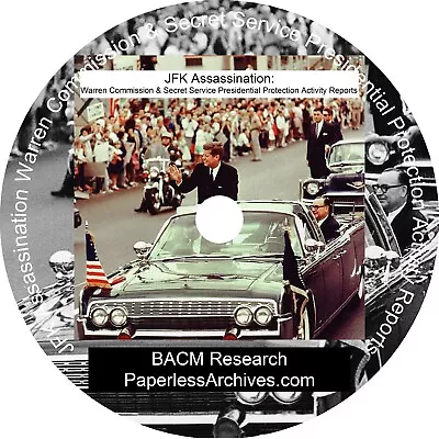 JFK Assassination Warren Commission & Secret Service Presidential Protection Rpt • $25.56