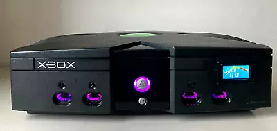 ORIGINAL XBOX Console With LCD Screen Wireless RGB LEDs Silent Fan & 250gb HDD • £150