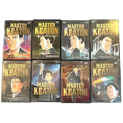 Master Keaton Vol. 1-8 Complete Anime Series DVDs (Rare) Vol. 3-8 STILL SEALED! • $275