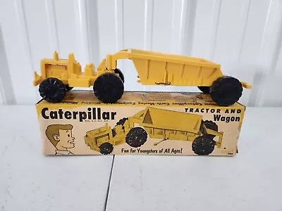 Vintage Original Revell Caterpillar Tractor And Wagon In Box Cat Earth Mover • $89.99