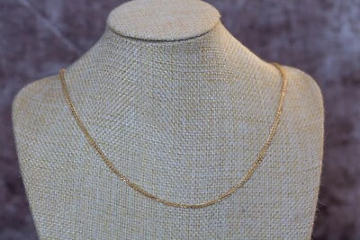 £172 • Buy Iliana 18k Gold Spiga Necklace 18 