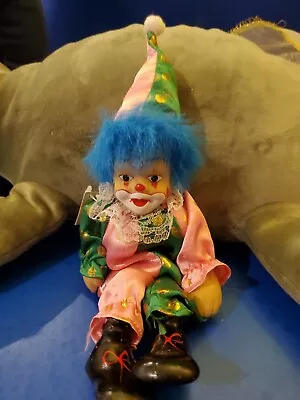 NOS Vintage K’s Collection Circus Clown 7” Poseable Porcelain Court Jester Doll • $20