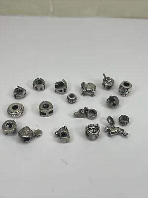 Vintage Trollbead Sterling Silver Charms 925 IBB Thai Lot Of 17 Pcs Signed • $170