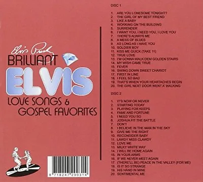 Brilliant Elvis  Love Songs  Gospel Favourites • $35.93