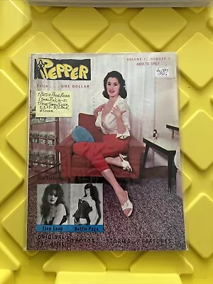 Vintage 1950's Pepper Men's Adult Magazine Vol 1 Number 3 Nude Photography • $50