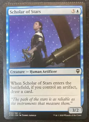 Scholar Of Stars - Magic The Gathering - Commander - Misprint Miscut Crimped • $6.99