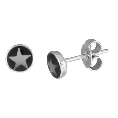 Sterling Silver Star Stud Earrings • $9.99